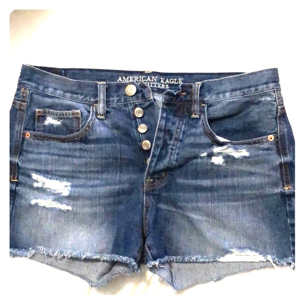 American Eagle cut off denim shorts